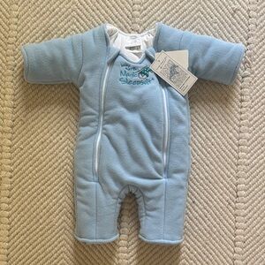 Baby Blue Magic Sleepsuit by Baby Merlin